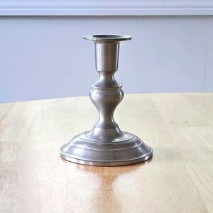 🔥3/$20 Vintage Woodbury Pewter Candlestick Holder